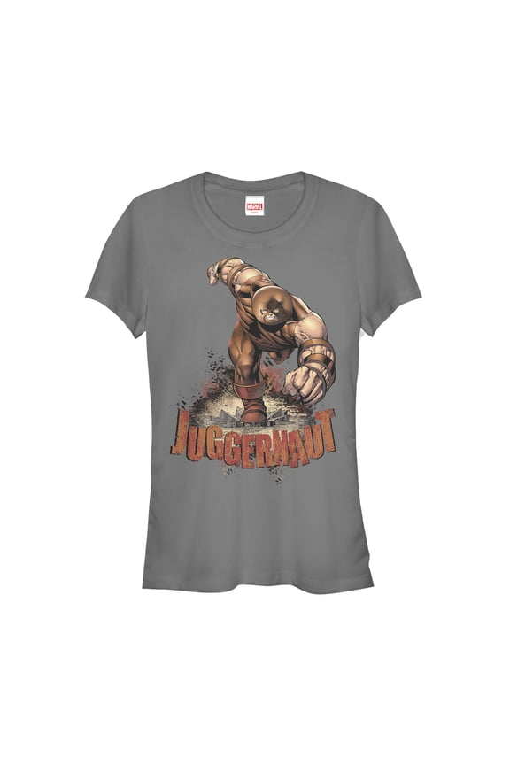 Junior's Marvel X-Men Juggernaut Graphic Tee Charcoal Medium