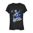 thumbnail image 1 of Junior's Marvel X-Men Quicksilver  Graphic Tee Black Small, 1 of 2