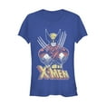 thumbnail image 1 of Junior's Marvel X-Men Wolverine Vintage Claws  Graphic Tee Royal Blue X Large, 1 of 2