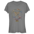 thumbnail image 1 of Junior's Marvel Zombies X-Men Logo  Graphic Tee Charcoal Medium, 1 of 2