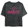 thumbnail image 1 of Junior's Mean Girls Little Dramatic Graphic Crop T-Shirt Black Medium, 1 of 4