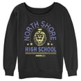 thumbnail image 1 of Junior's Mean Girls North Shore High School Logo Distressed Sweatshirt Black Medium, 1 of 4