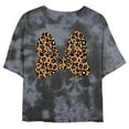 thumbnail image 1 of Junior's Mickey & Friends Animal Print Minnie Mouse Bow  Graphic T-Shirt, 1 of 4