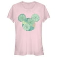 thumbnail image 1 of Junior's Mickey & Friends Botanical Logo  Graphic Tee Light Pink Large, 1 of 3