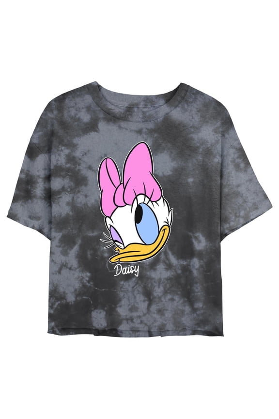 Junior's Mickey & Friends Daisy Large Portrait  Graphic T-Shirt