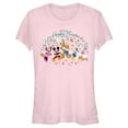 thumbnail image 1 of Junior's Mickey & Friends Happy Easter Group Egg Hunt Graphic Tee Light Pink 2X Large, 1 of 3