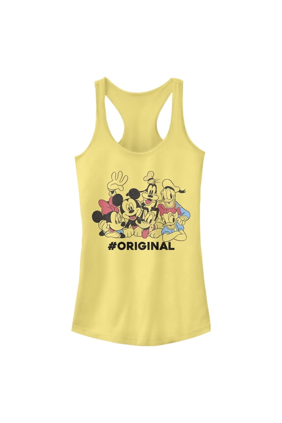 Junior's Mickey & Friends Mickey & Friends #Original Racerback Tank Top