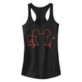 thumbnail image 1 of Junior's Mickey & Friends Nurse Heartbeat Racerback Tank Top, 1 of 5