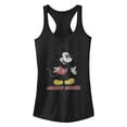 thumbnail image 1 of Junior's Mickey & Friends Retro Stance  Racerback Tank Top, 1 of 5