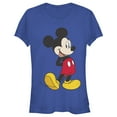 thumbnail image 1 of Junior's Mickey & Friends Smiling Mickey Mouse Portrait  Graphic Tee Royal Blue Large, 1 of 3