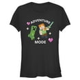 thumbnail image 1 of Junior's Minecraft Adventure Mode Alex and Creeper  Graphic Tee Black X Large, 1 of 3