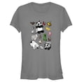 thumbnail image 1 of Junior's Minecraft Overworld Mobs  Graphic Tee Charcoal Large, 1 of 3