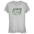 thumbnail image 1 of Junior's Minecraft Steve and Alex Attack  Graphic Tee Athletic Heather 2X Large, 1 of 3