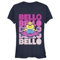 thumbnail image 1 of Junior's Minions: The Rise of Gru Stuart Bello Stack  Graphic Tee Navy Blue Large, 1 of 3