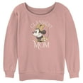 thumbnail image 1 of Junior's Minnie Mouse Classiest Mom Sweatshirt Desert Pink Small, 1 of 3