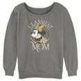 thumbnail image 1 of Junior's Minnie Mouse Classiest Mom Sweatshirt Gray Heather Large, 1 of 4
