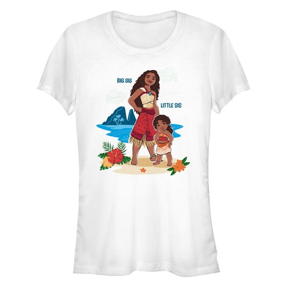 Junior's Moana 2 Big Sis Little Sis Graphic T-Shirt