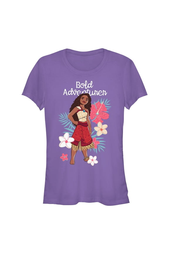Junior's Moana 2 Bold Adventurer  Graphic T-Shirt