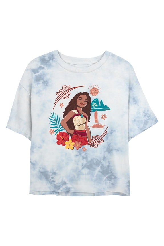 Junior's Moana 2 Fearless Adventurer Moana Graphic Crop T-Shirt