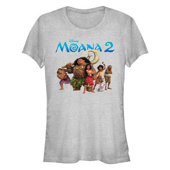 Junior's Moana 2 Group Portrait Graphic T-Shirt
