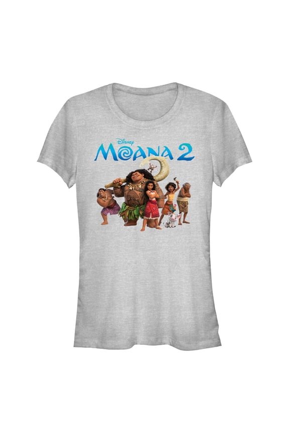 Junior's Moana 2 Group Portrait Graphic T-Shirt