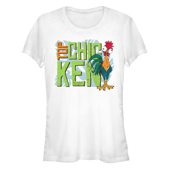 Junior's Moana 2 Heihei Top Chicken  Graphic T-Shirt