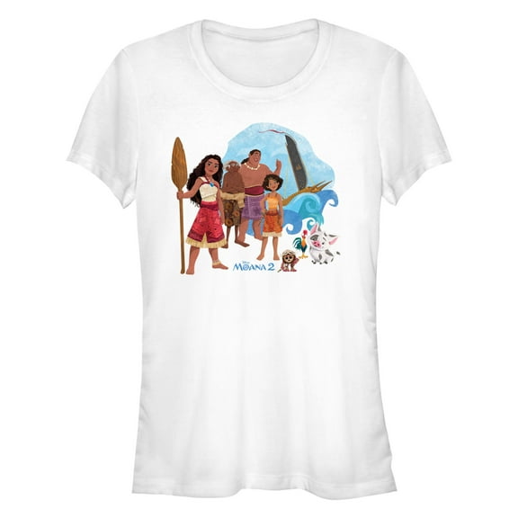 Junior's Moana 2 Wayfinder Crew  Graphic T-Shirt