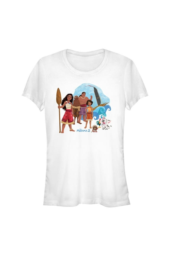 Junior's Moana 2 Wayfinder Crew Graphic T-Shirt