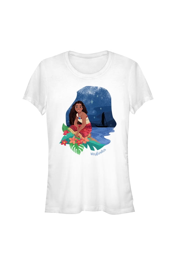 Junior's Moana 2 Wayfinder Portrait  Graphic T-Shirt