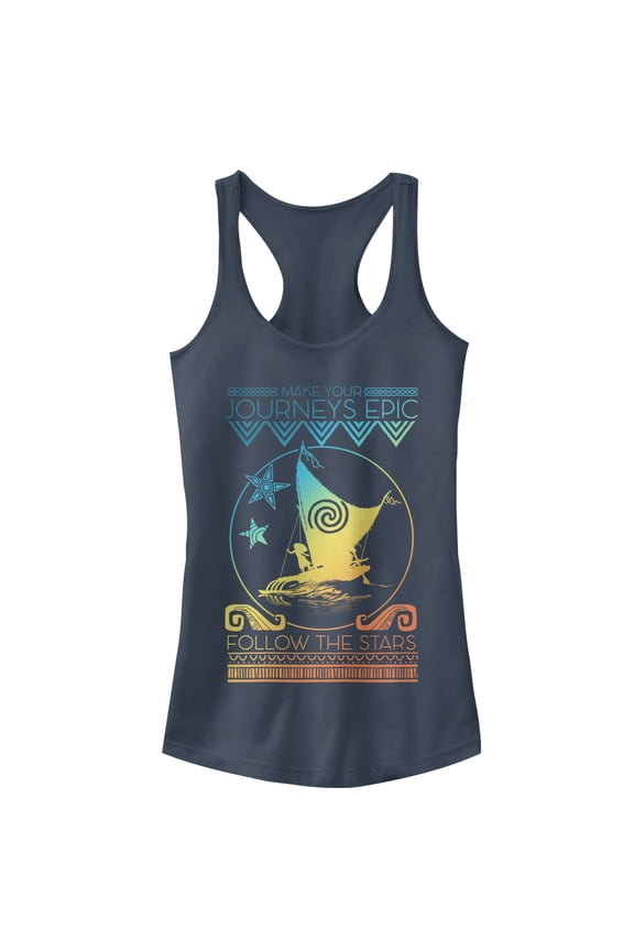 Junior's Moana Journey Epic  Racerback Tank Top