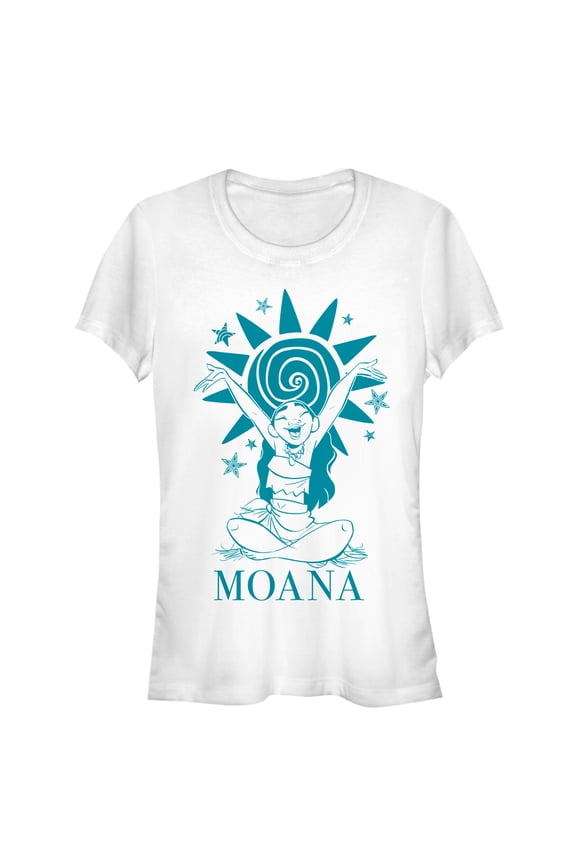Junior's Moana Sun Pose Graphic T-Shirt
