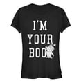 thumbnail image 1 of Junior's Monsters Inc I'm Your Boo  Graphic Tee Black Large, 1 of 2