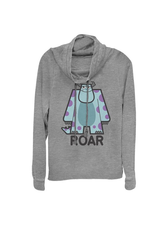 Junior's Monsters Inc Sulley Kitty Cowl Neck Sweatshirt