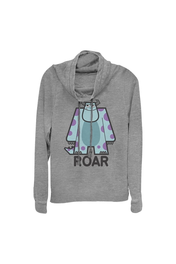 Junior's Monsters Inc Sulley Kitty Cowl Neck Sweatshirt