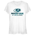 thumbnail image 1 of Junior's Mossy Oak Blue Water Fishing Logo  Graphic Tee White 2X Large, 1 of 3