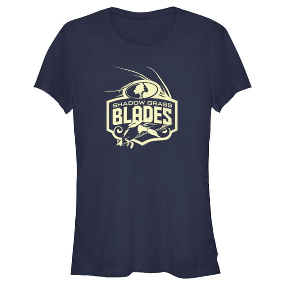 Junior's Mossy Oak Shadow Grass Blades Logo Graphic Tee Navy Blue X Large
