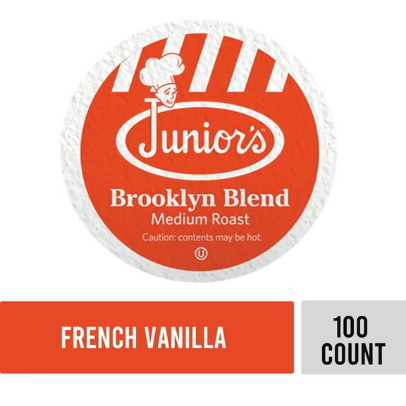 Junior's Most Fabulous Brooklyn Blend, Medium Roast Single Single Serve 100 ct