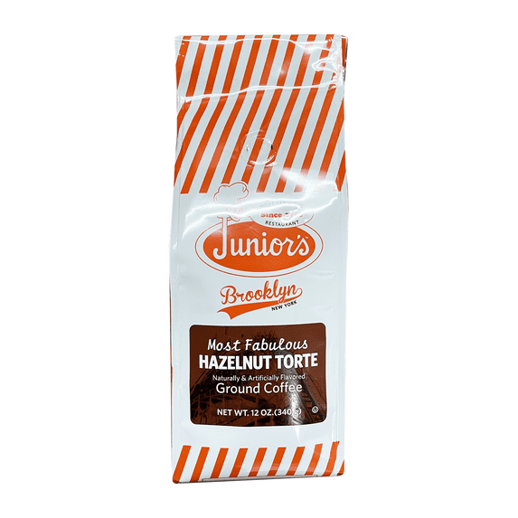 Junior's Most Fabulous Hazelnut Torte Ground Coffee, 12 oz bag