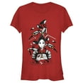 thumbnail image 1 of Junior's Mulan Ready for Battle  Graphic Tee Red Small, 1 of 2