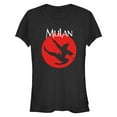 thumbnail image 1 of Junior's Mulan Warrior Silhouette  Graphic Tee Black 2X Large, 1 of 2