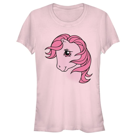 Junior's My Little Pony Cotton Candy Portrait Graphic Tee Light Pink X Large