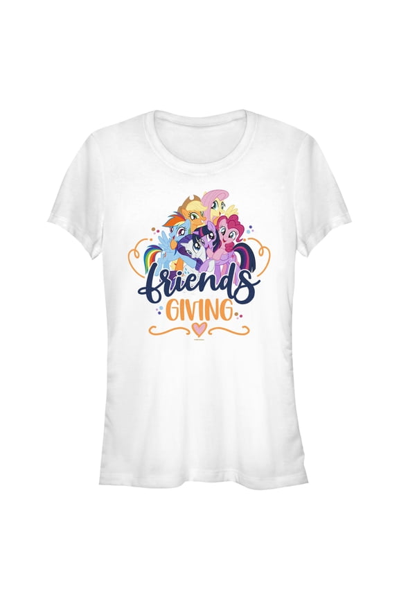 Junior's My Little Pony: Friendship is Magic Friendsgiving Graphic Tee Athletic Heather Large