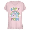 thumbnail image 1 of Junior's My Little Pony Pony Pride Love  Graphic Tee Light Pink Small, 1 of 2
