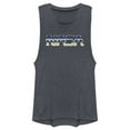thumbnail image 1 of Junior's NASA Desert Landscape Logo  Festival Muscle Graphic Tee Denim Blue Heather Medium, 1 of 3