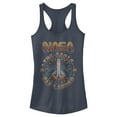 thumbnail image 1 of Junior's NASA Eagle Has Landed  Racerback Tank Top Indigo Small, 1 of 3