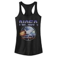 thumbnail image 1 of Junior's NASA Retro Space Explorer  Racerback Tank Top Black X Large, 1 of 4