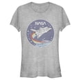 thumbnail image 1 of Junior's NASA Space Rocket  Graphic Tee Athletic Heather Large, 1 of 2