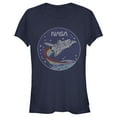 thumbnail image 1 of Junior's NASA Space Rocket  Graphic Tee Navy Blue Small, 1 of 2