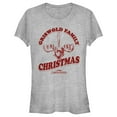 thumbnail image 1 of Junior's National Lampoon's Christmas Vacation Griswold Family Moose  Graphic Tee Athletic Heather Large, 1 of 3