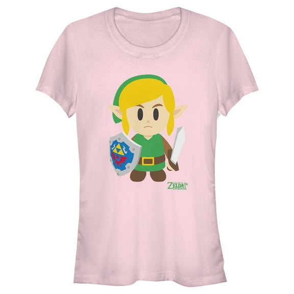 Junior's Nintendo Legend of Zelda Link's Awakening Avatar Graphic Tee Light Pink 2X Large